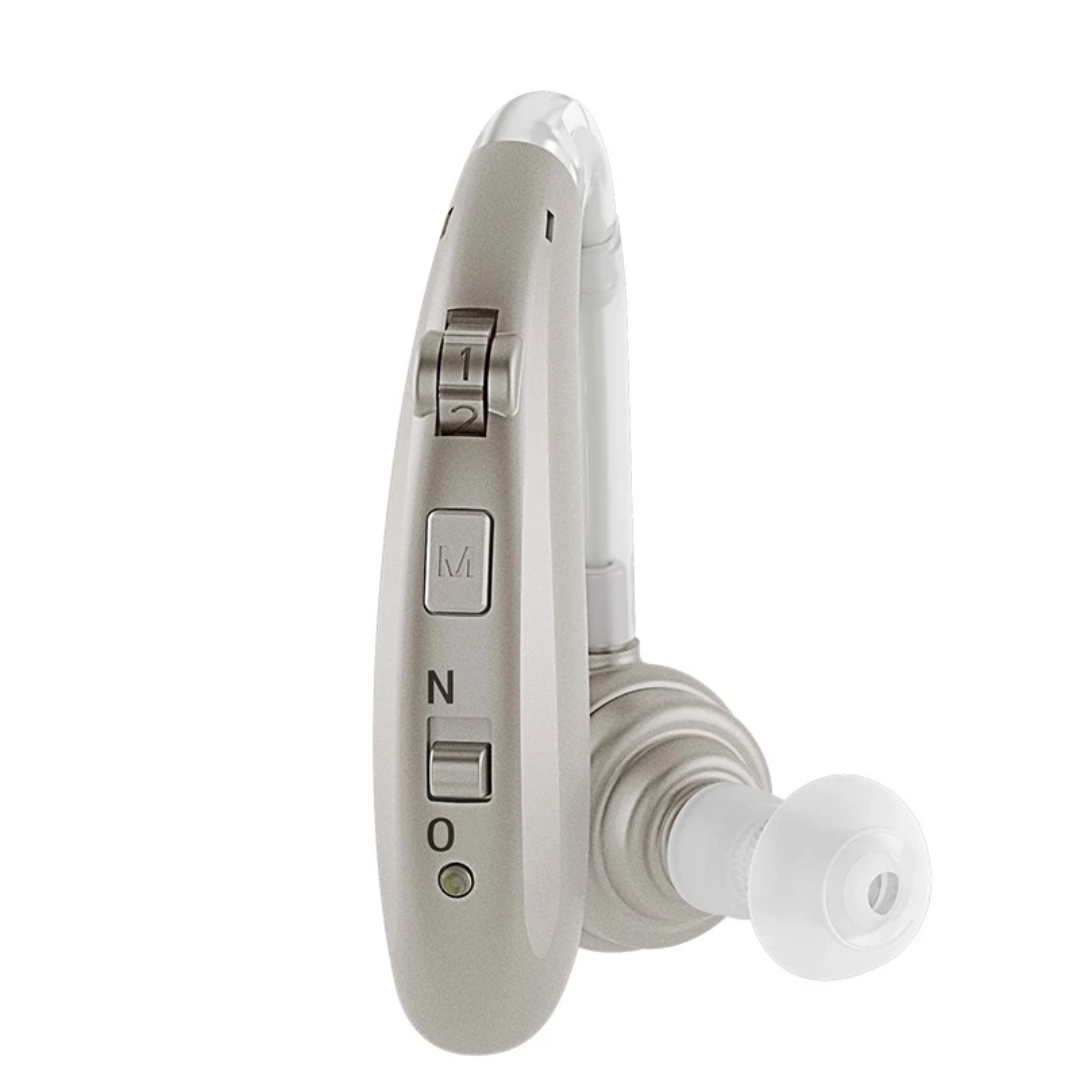 Rechargeable Noise Cancelling Dolphin Design Hearing Aid | Behind the Ear Hearing Device