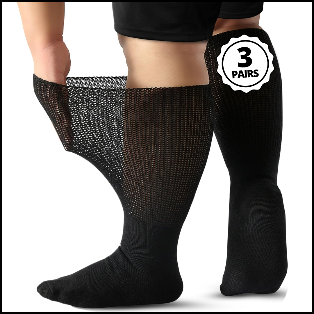 Dominion Active Extra-Wide Stretch Diabetic Socks