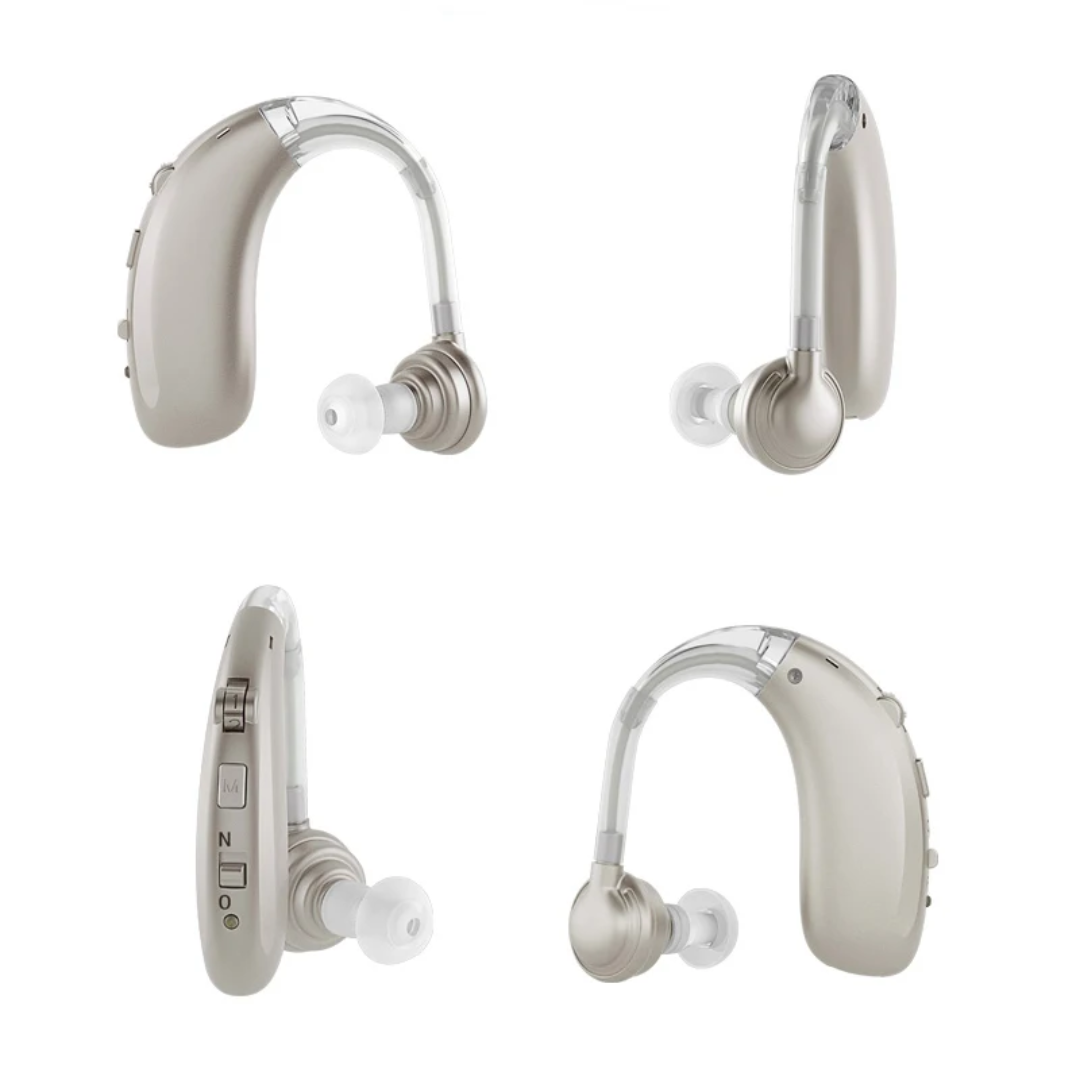 Rechargeable Noise Cancelling Dolphin Design Hearing Aid | Behind the Ear Hearing Device