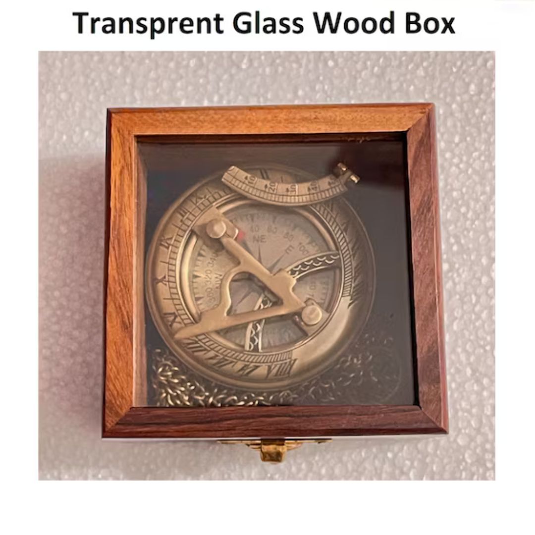 Engraved Antique Compass