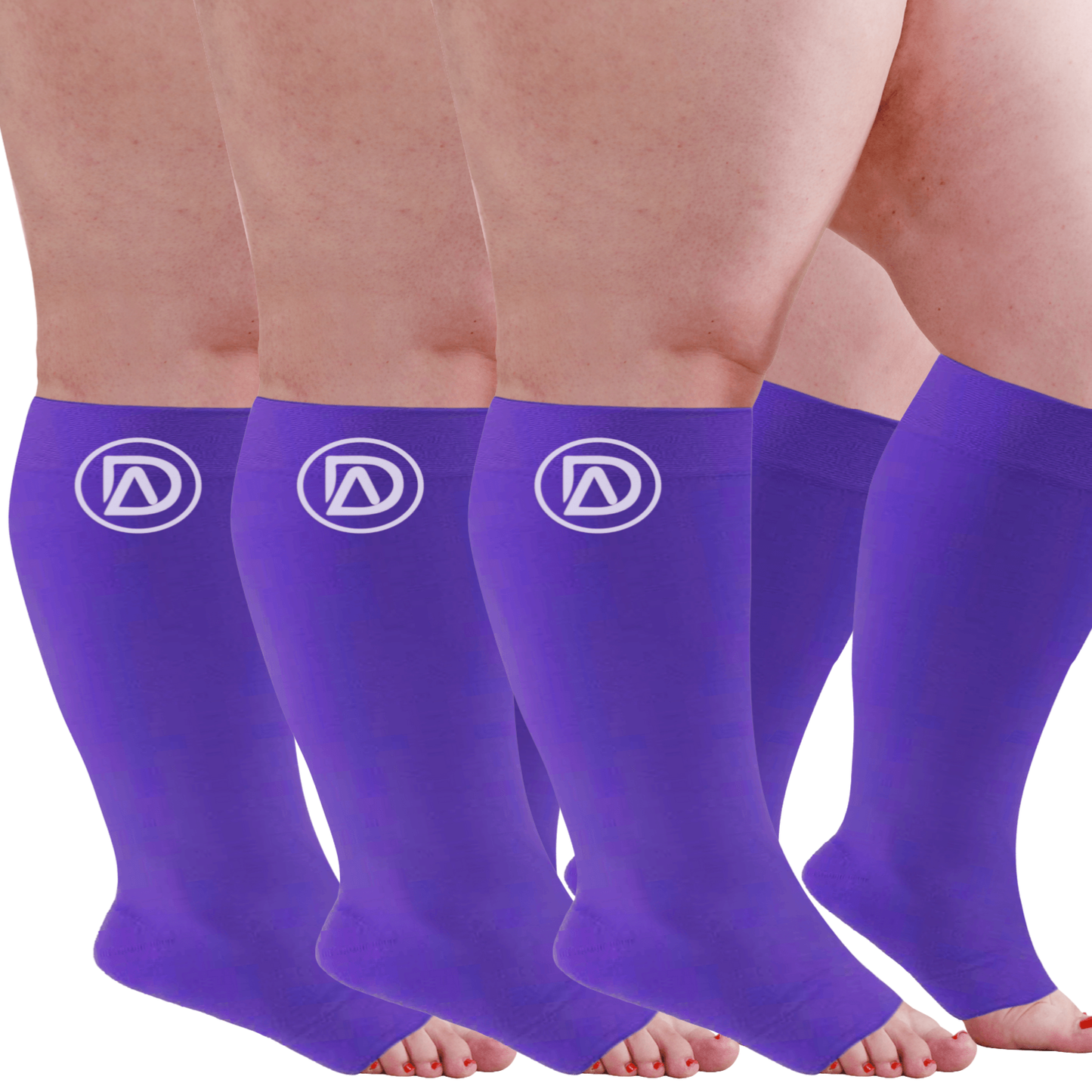 Bundle C ( 3 Pairs ToeLess ) | Open Toe Compression Socks 20-30 mmHg | Toe Out