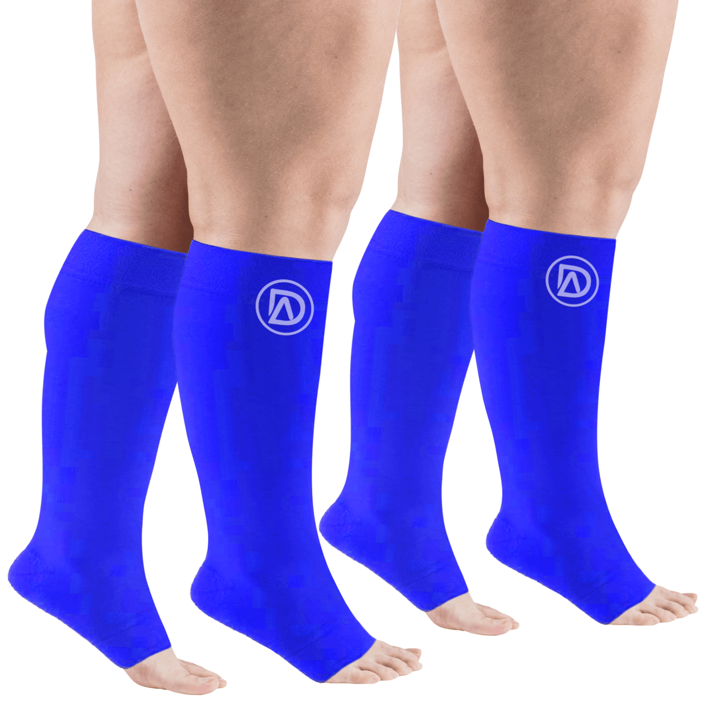 Bundle B (2 Pairs ToeLess) | Open Toe Compression Socks 20-30 mmHg | Toe Out