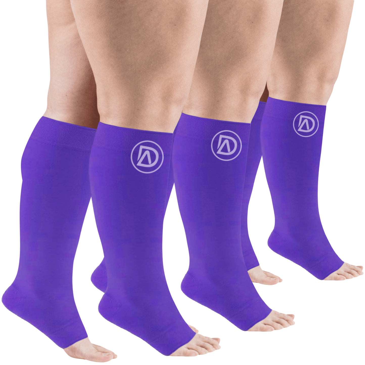 Bundle C ( 3 Pairs ToeLess ) | Open Toe Compression Socks 20-30 mmHg | Toe Out