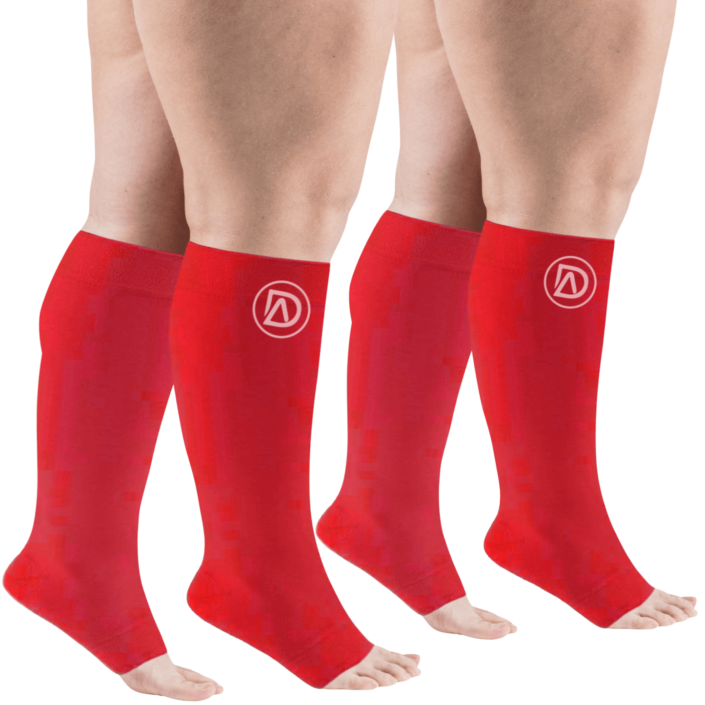Bundle B (2 Pairs ToeLess) | Open Toe Compression Socks 20-30 mmHg | Toe Out