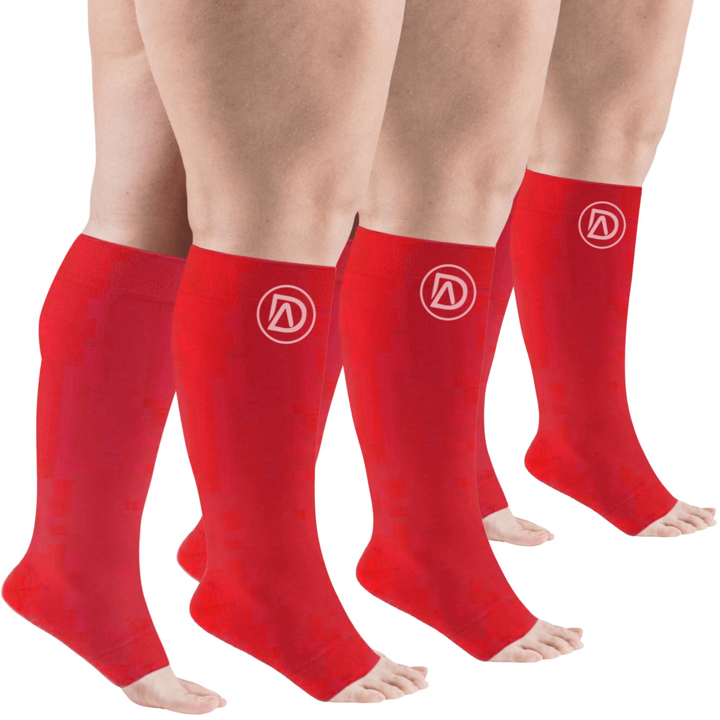 Bundle C ( 3 Pairs ToeLess ) | Open Toe Compression Socks 20-30 mmHg | Toe Out