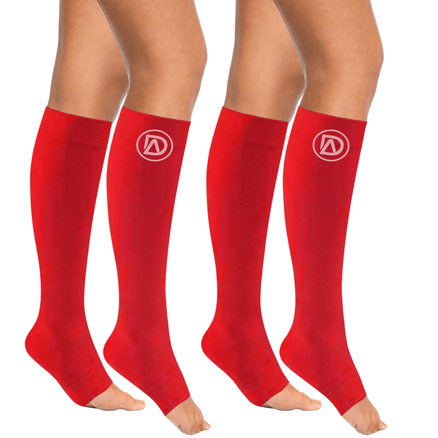 Bundle B (2 Pairs ToeLess) | Open Toe Compression Socks 20-30 mmHg | Toe Out
