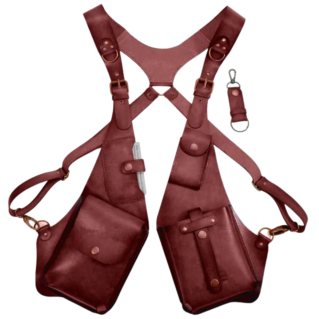 Anti-theft Leather Harness