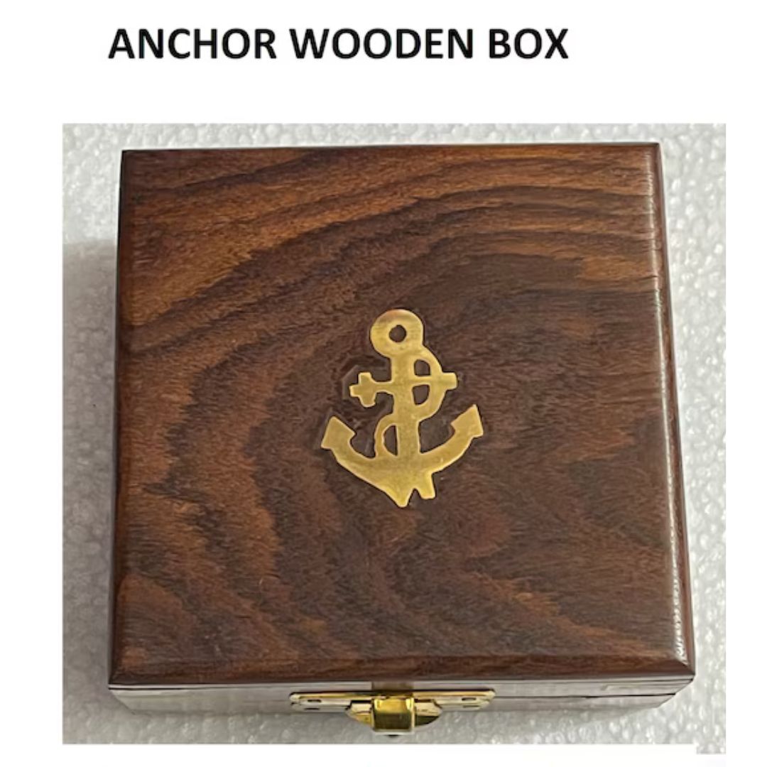 Engraved Antique Compass