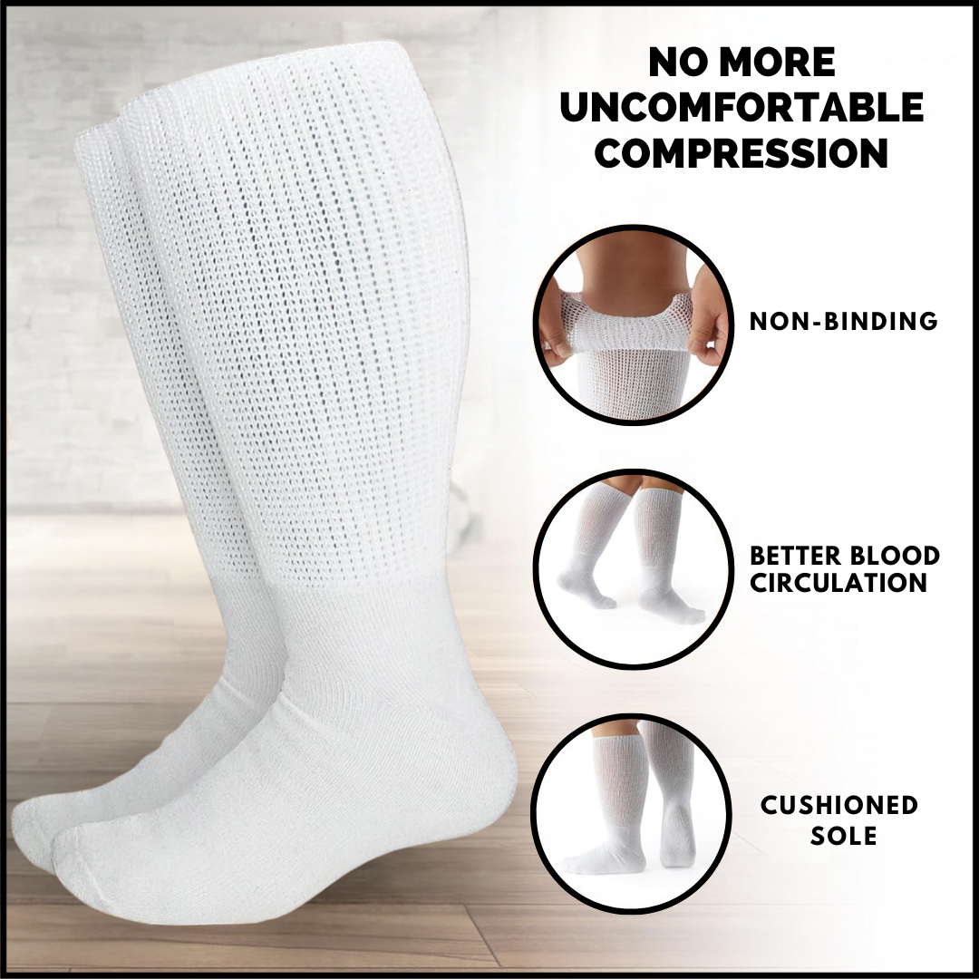 Dominion Active Extra-Wide Stretch Diabetic Socks
