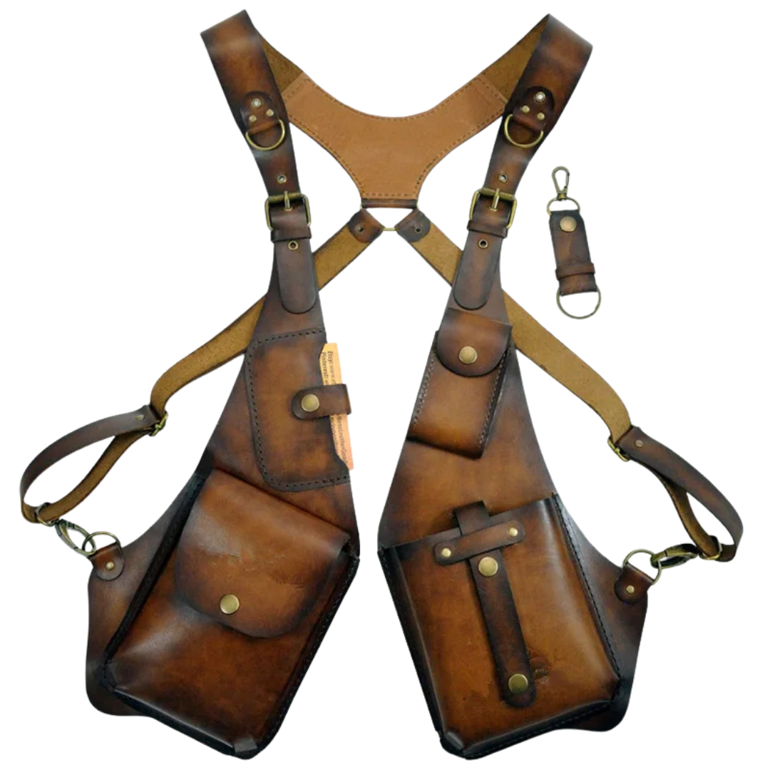 Anti-theft Leather Harness