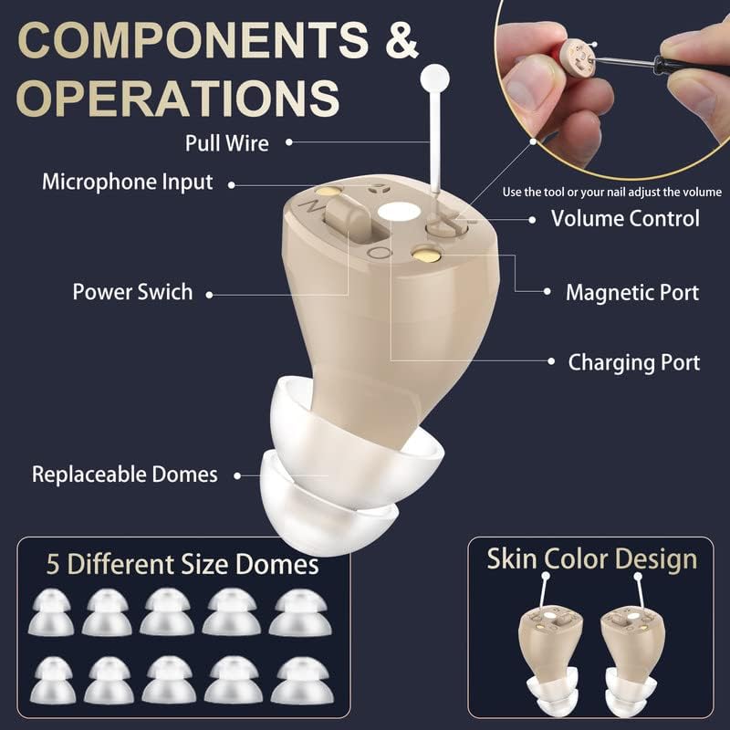 OTC Digital Rechargeable Hearing Aids