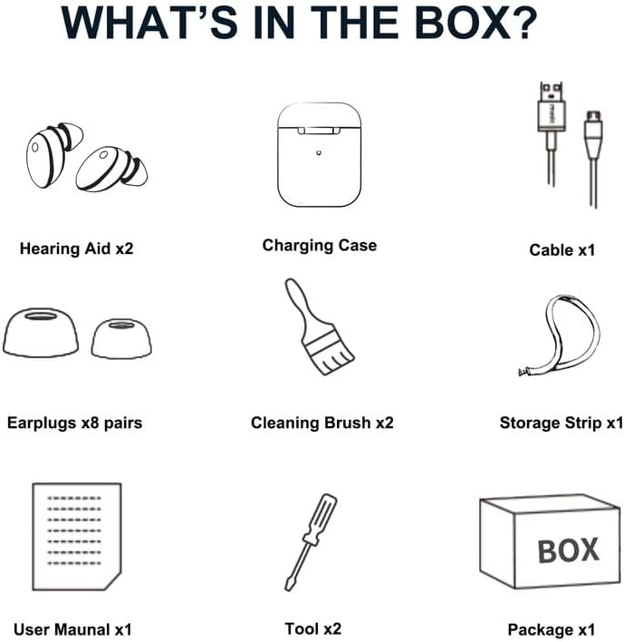OTC Digital Rechargeable Hearing Aids