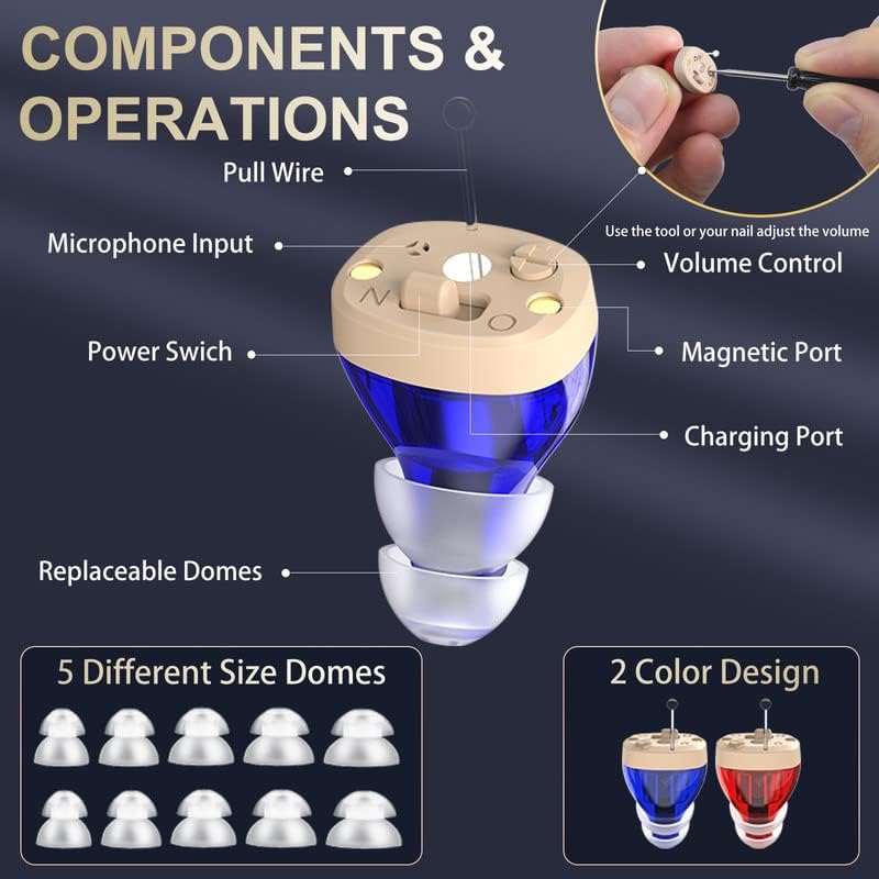 OTC Digital Rechargeable Hearing Aids