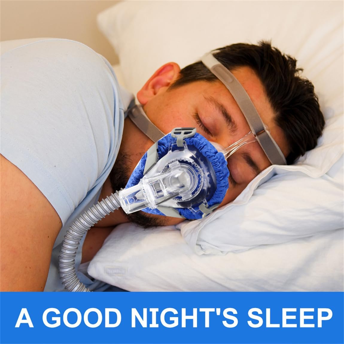 CPAP Mask Liners 4-Pack - Soft Reusable Full Face Cushions