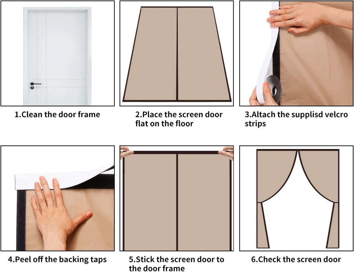 Magnetic Insulated Door Curtain - Thermal Auto-Close Screen