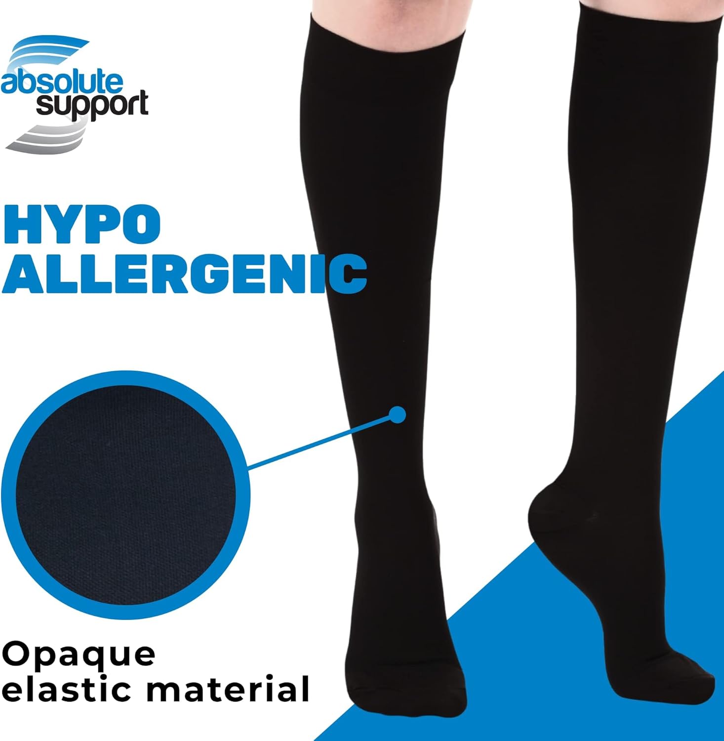 Made in USA - Compression Socks for Women and Men Circulation 30-40mmHg - A301
