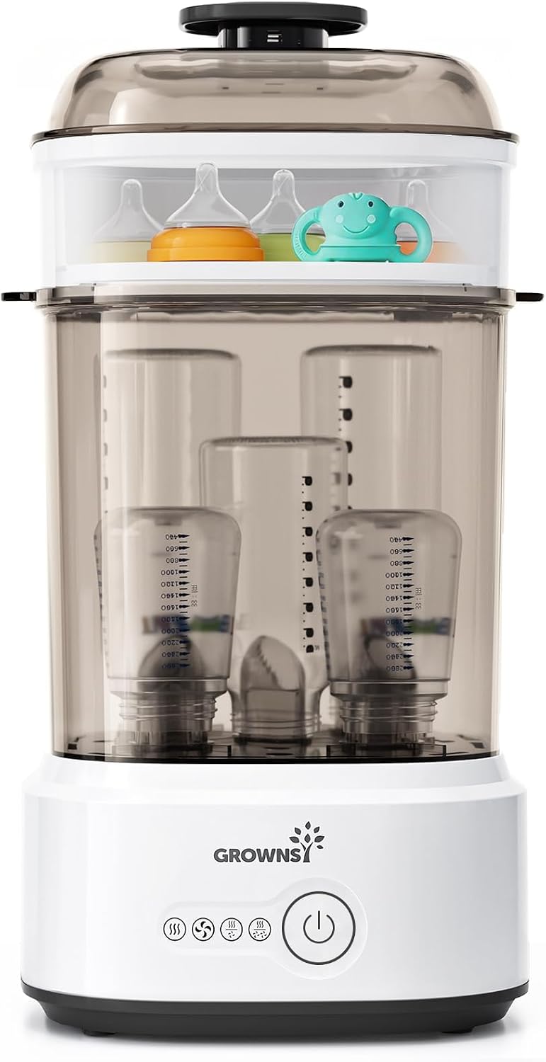 Compact Baby Bottle Sterilizer & Dryer with Fast Sanitization