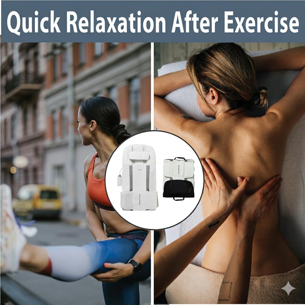 Full Body Air Cell Stretching Massage Mat with 7 Modes