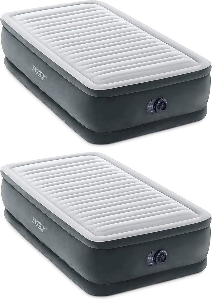 Premium High-Rise Air Mattress with Built-In Pump | Queen