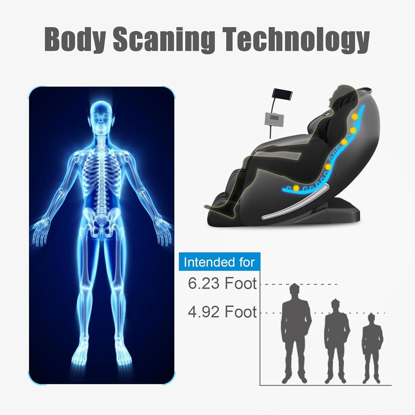 SL-Track Massage Chair with Bluetooth - Premium Recovery