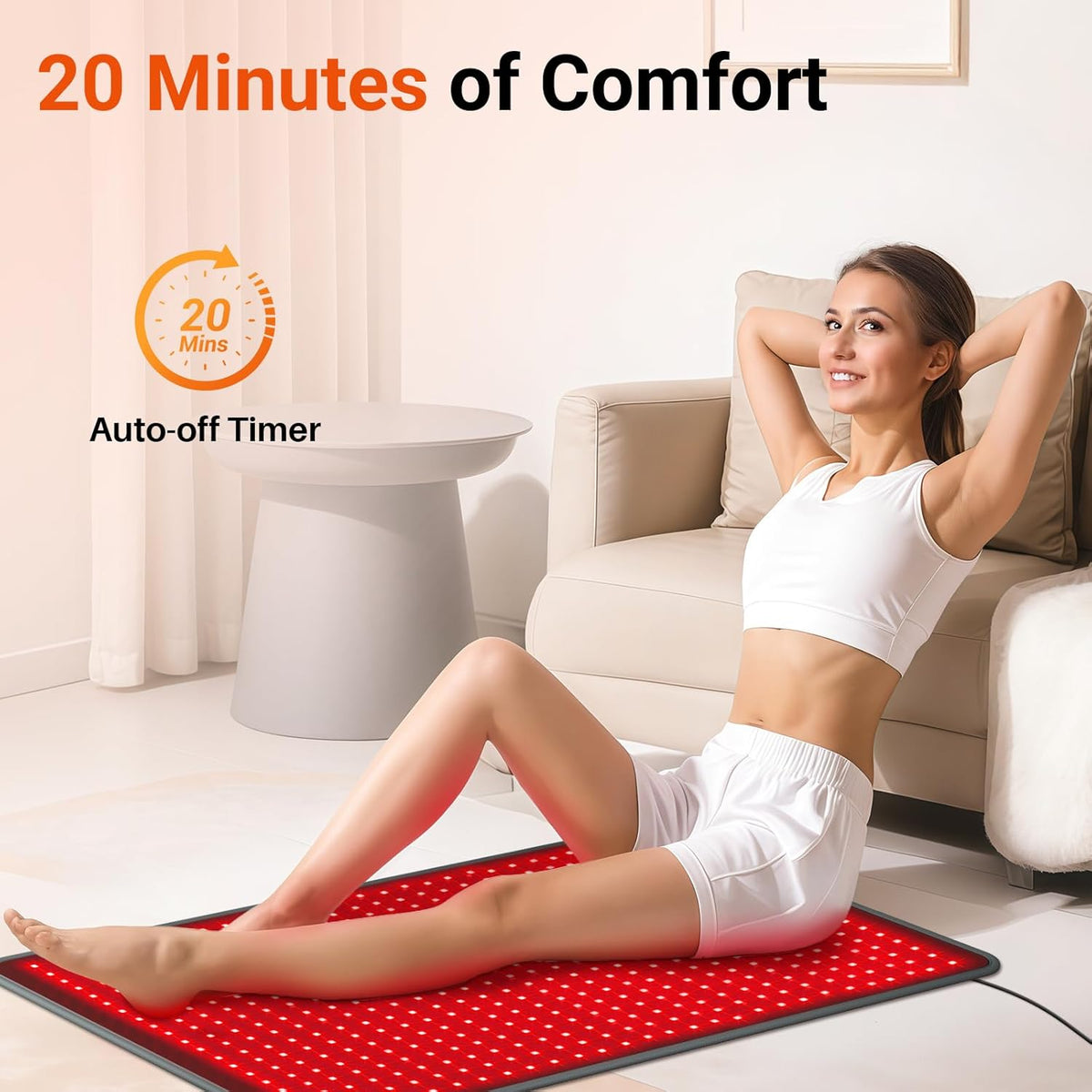 Red Light Therapy Pad 660nm 850nm - 24 & 41.5 inch Sizes