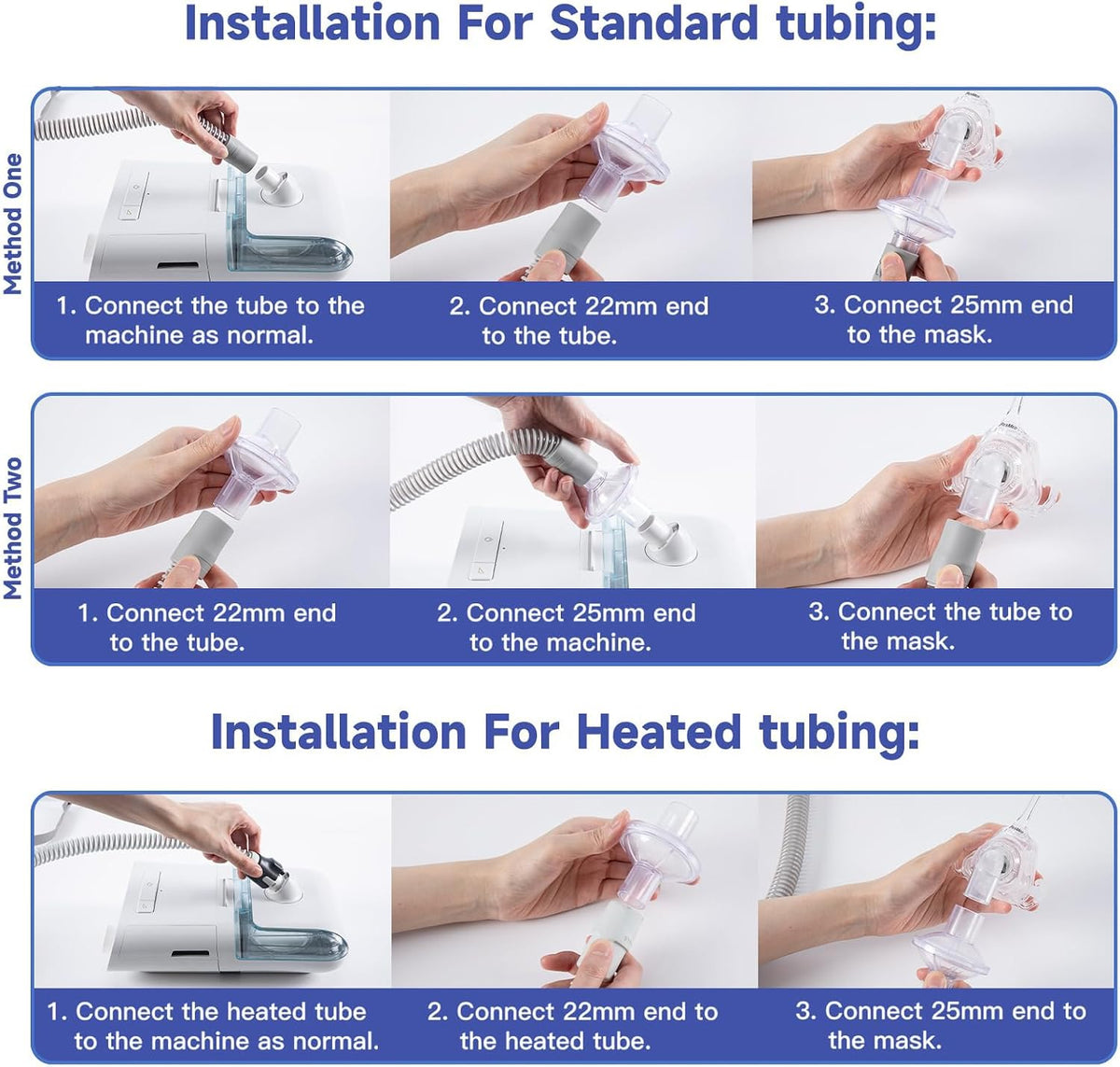 Inline CPAP Filters for ResMed & Dreamstation | 22mm 25mm Hose