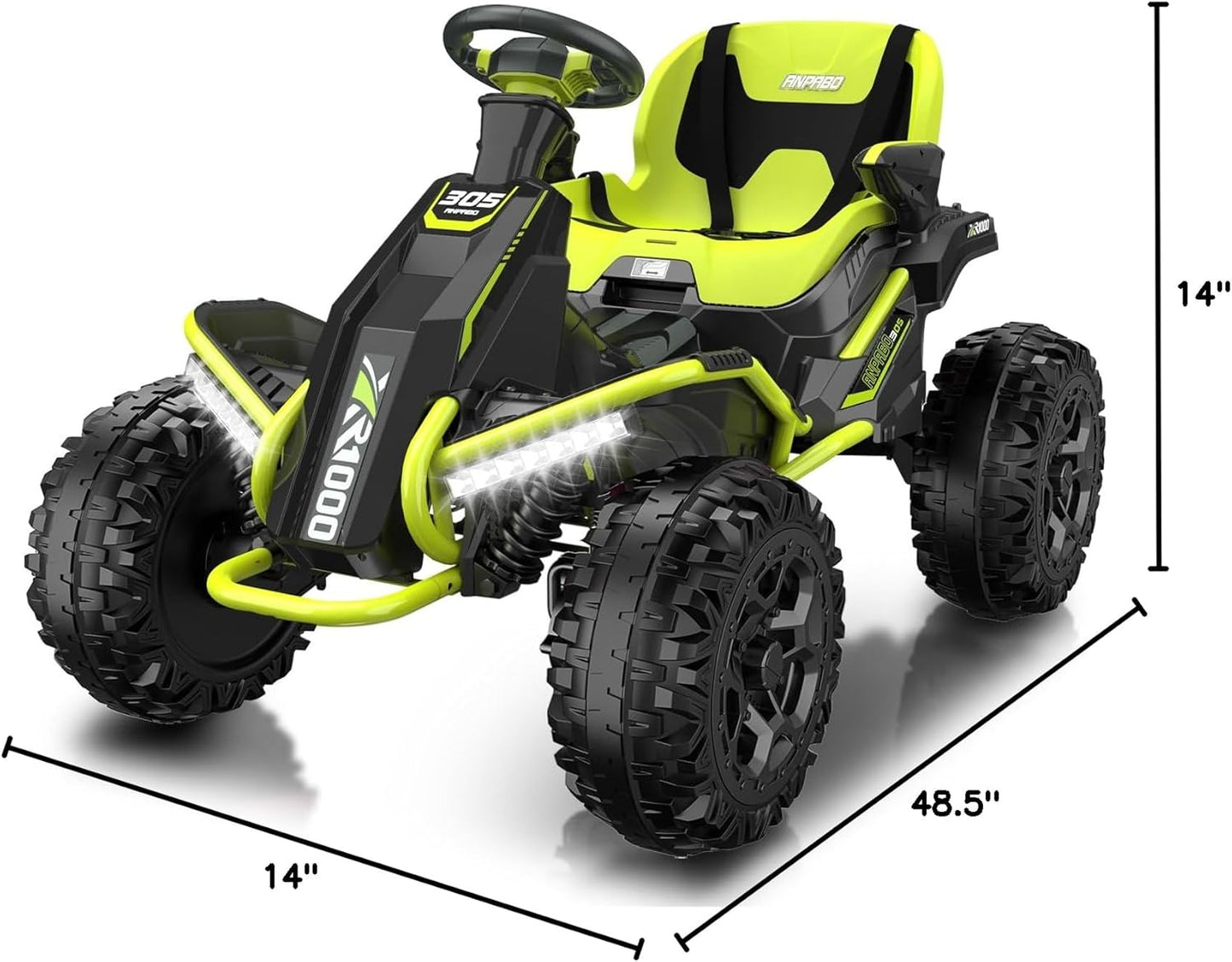 Adventure Ride 24V 4x4 Kids Electric Car - Ages 3-12