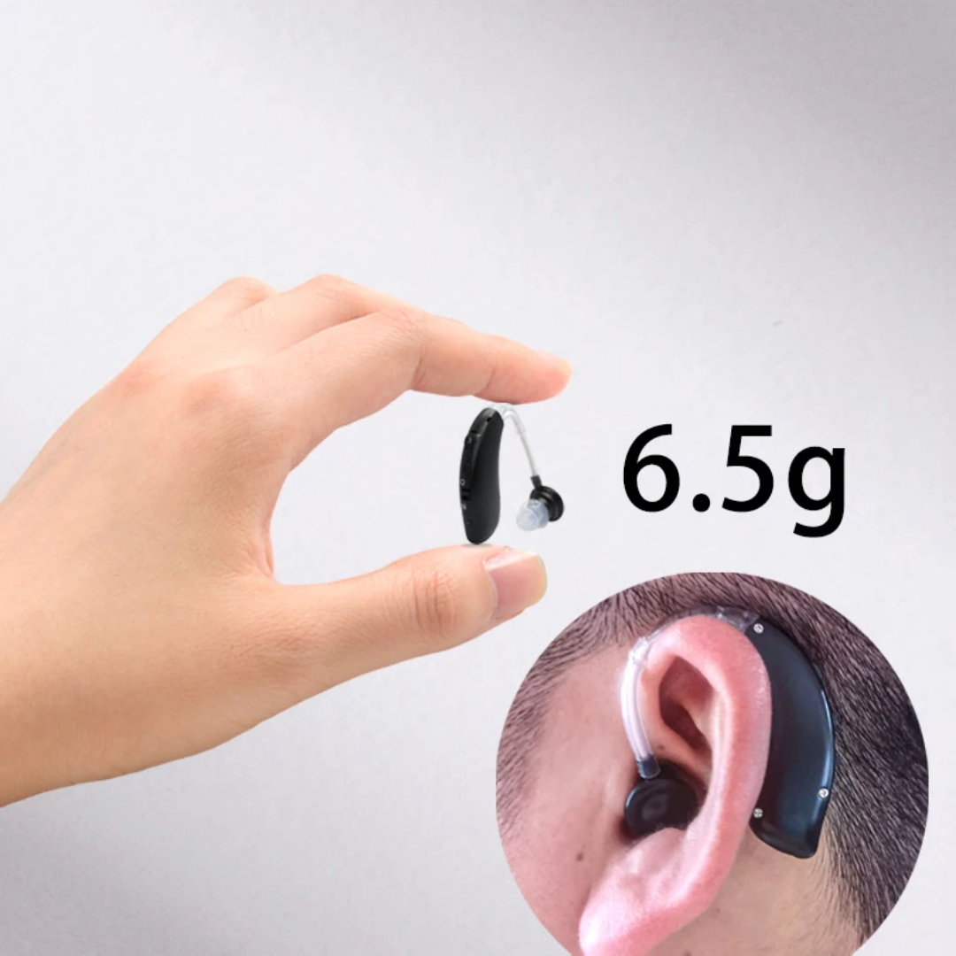 Rechargeable Noise Cancelling Dolphin Design Hearing Aid | Behind the Ear Hearing Device