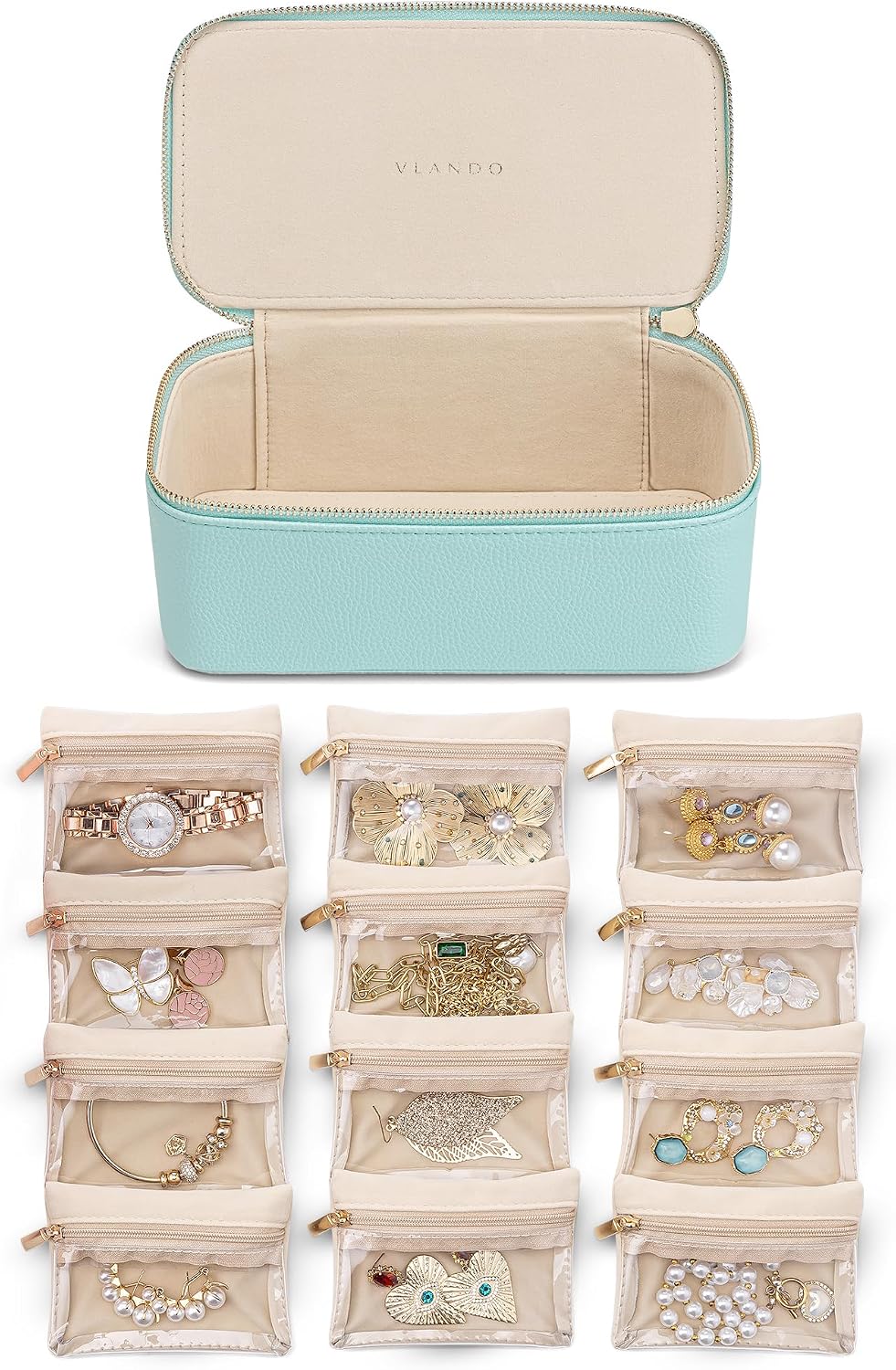 Velvet Jewelry Storage Bags | 6 or 12-Piece Organizer Set