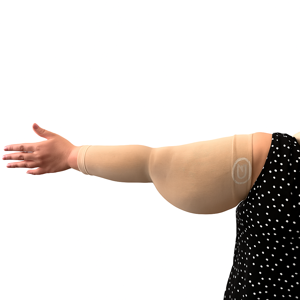 Dominion Active Plus Sized Compression Arm Sleeves 20-30 mmHg (1 PAIR)