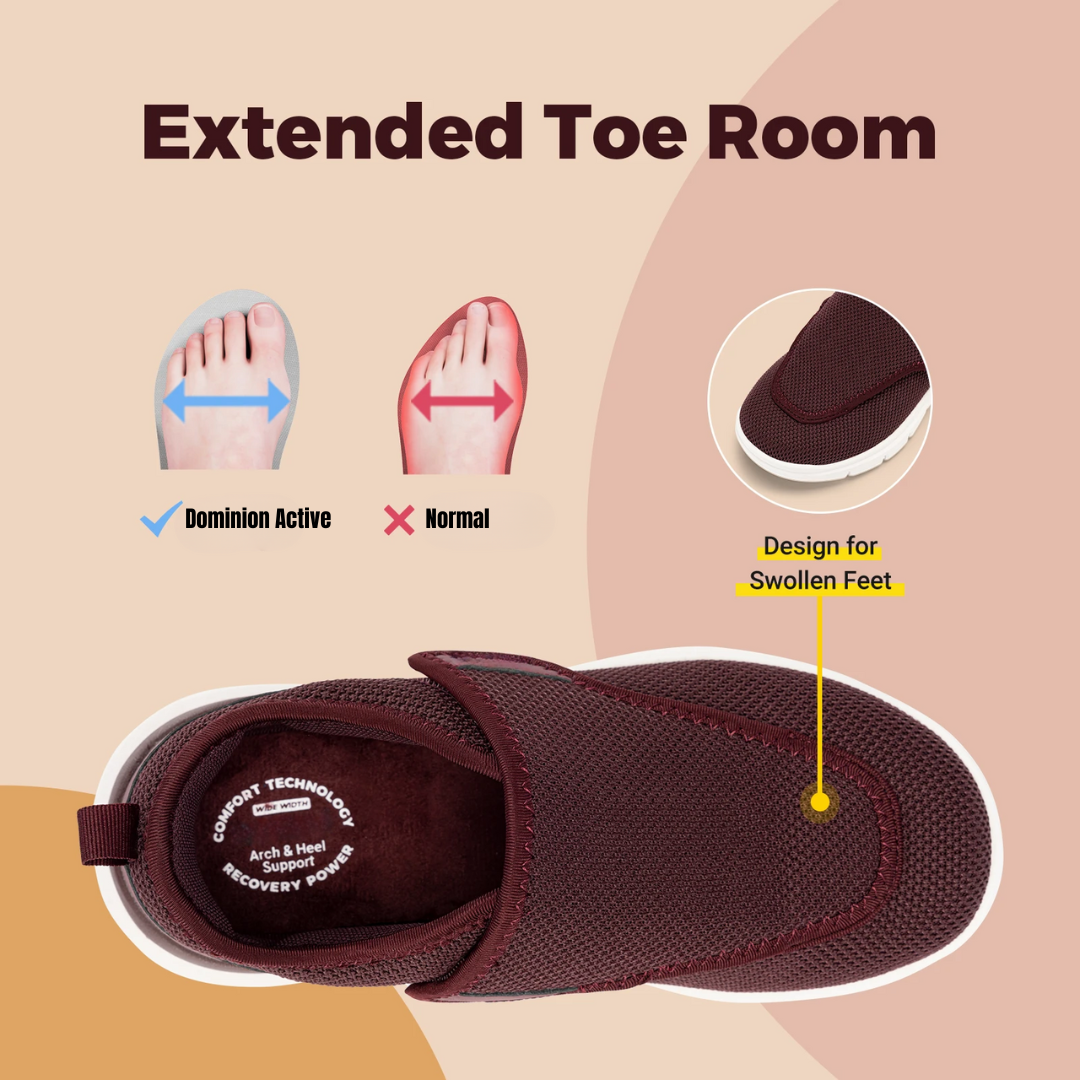 Dominion Active Wide Width Diabetic Shoes For Women