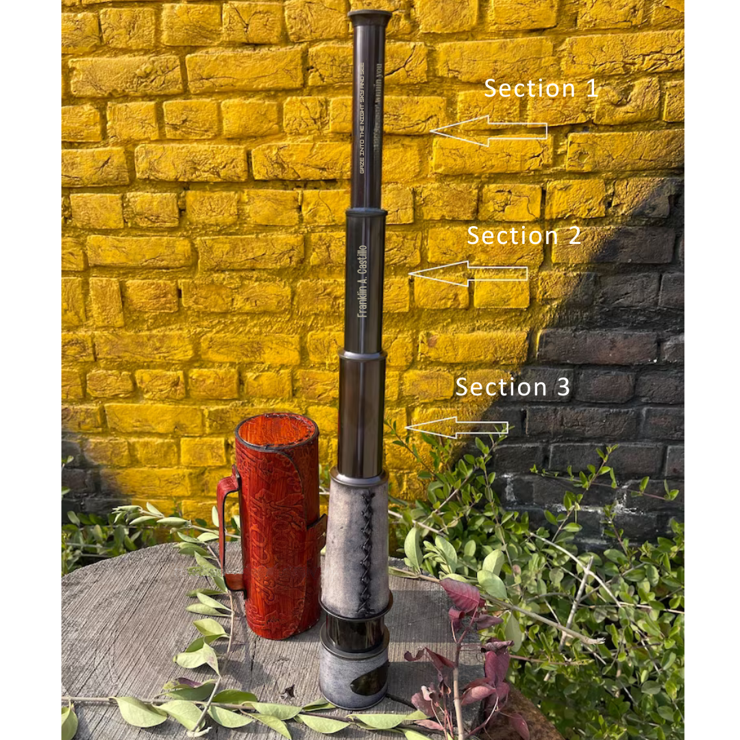 Engraved Spyglass Telescope