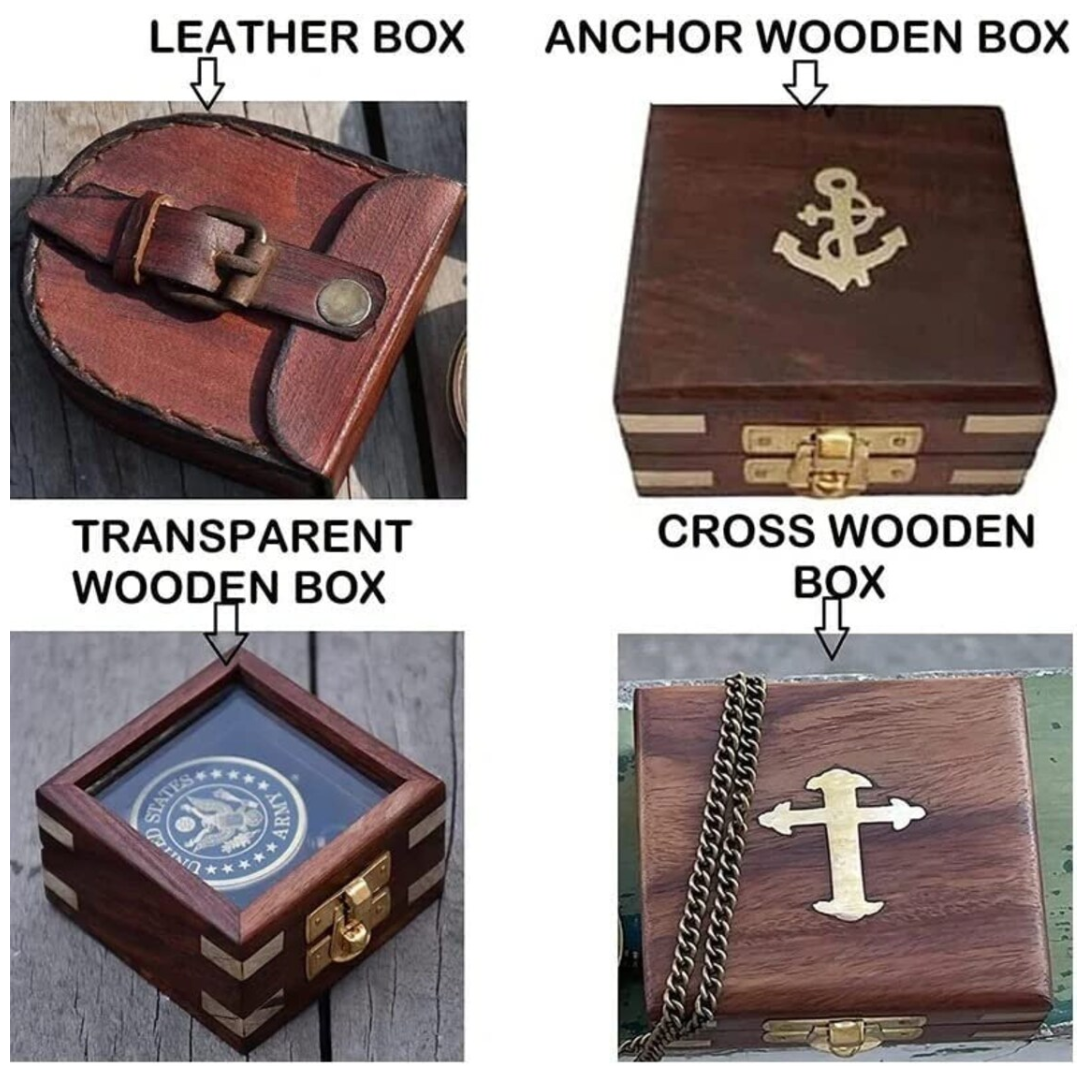 Engraved US Navy Compass