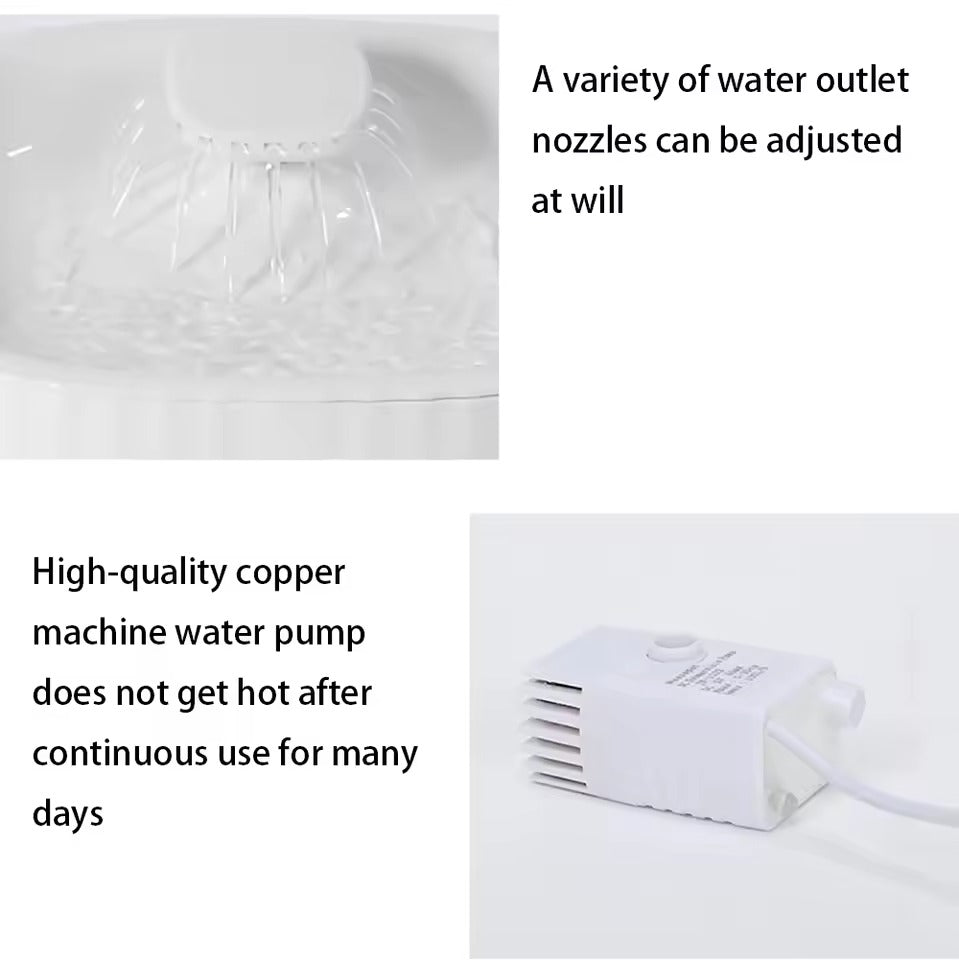 WhiskerFlow Cat Water Fountain by PetVibe