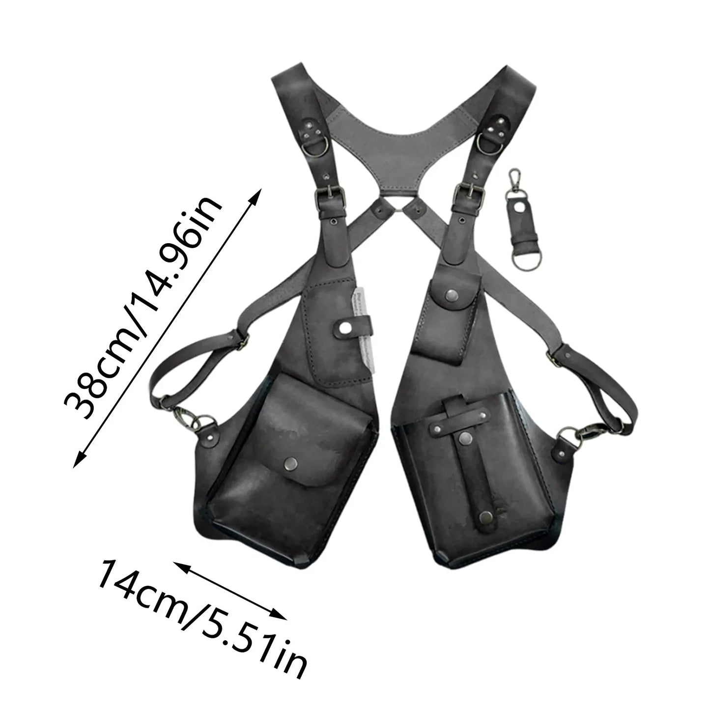 Anti-theft Leather Harness