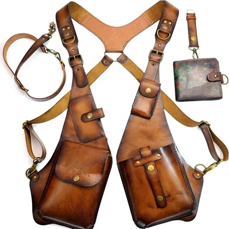 Anti-theft Leather Harness