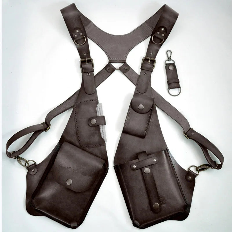 Anti-theft Leather Harness