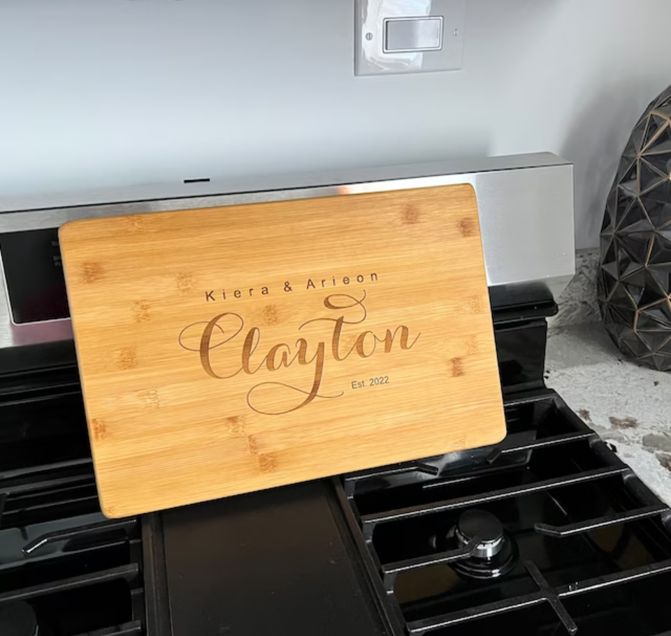 Engraved Cutting Board - Engraved Cutting Board, Custom Cutting Board, Wedding Gift, Housewarming Gift, Anniversary Gift, Mothers Day