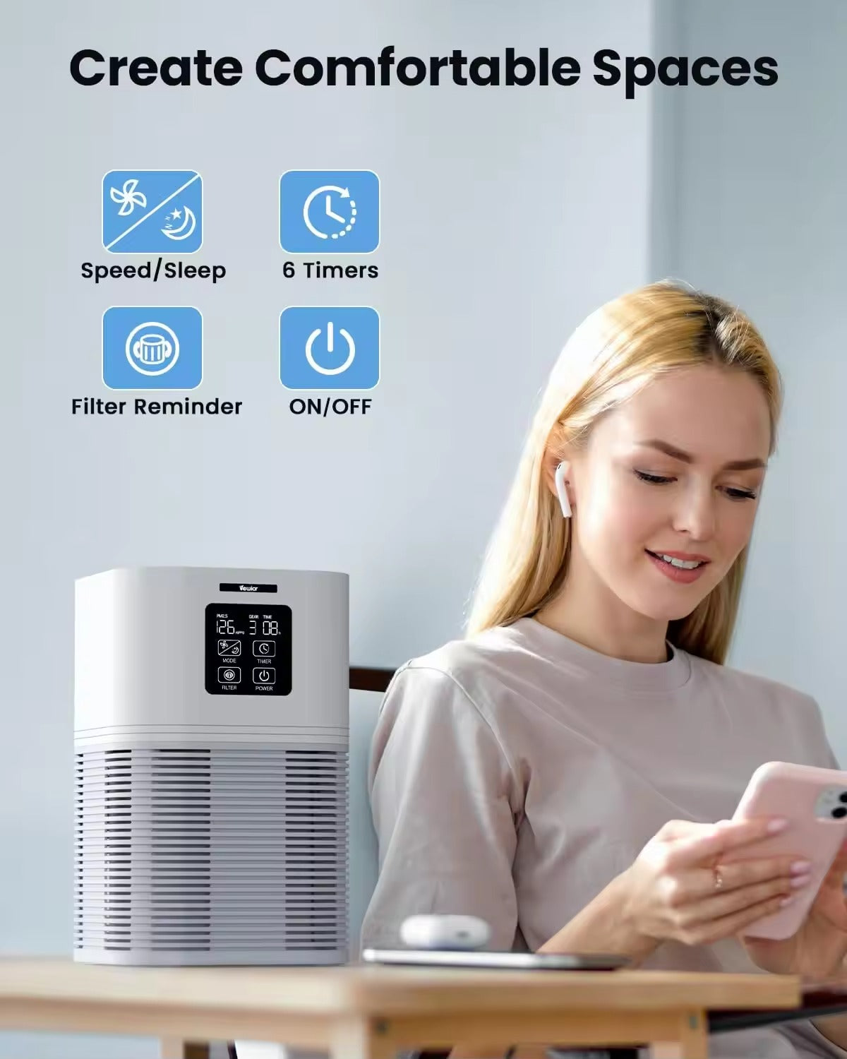 BreatheEase Air Purifier by AeroPure