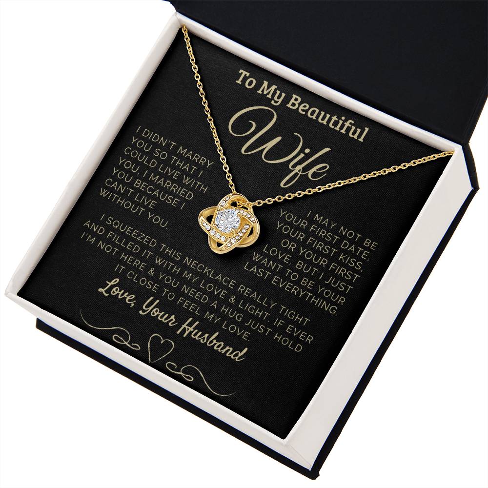 To my Beautiful Wife Love, Your Husband