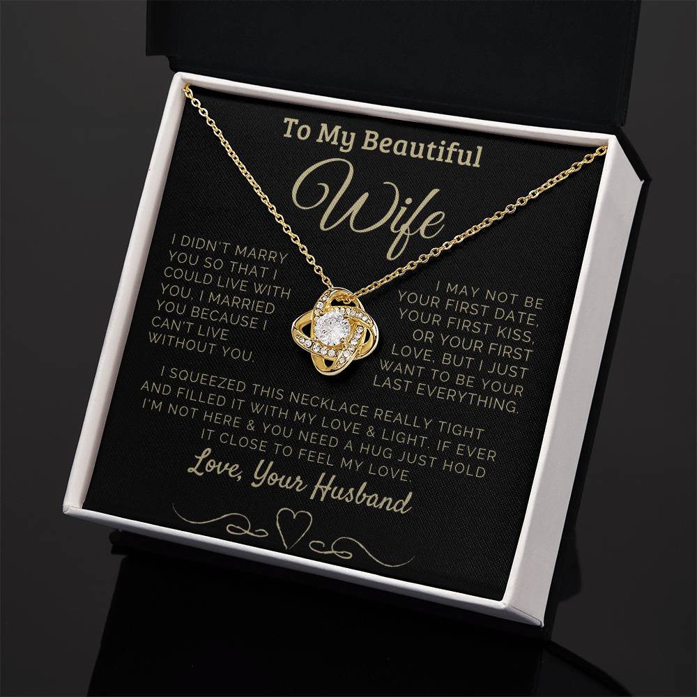 To my Beautiful Wife Love, Your Husband