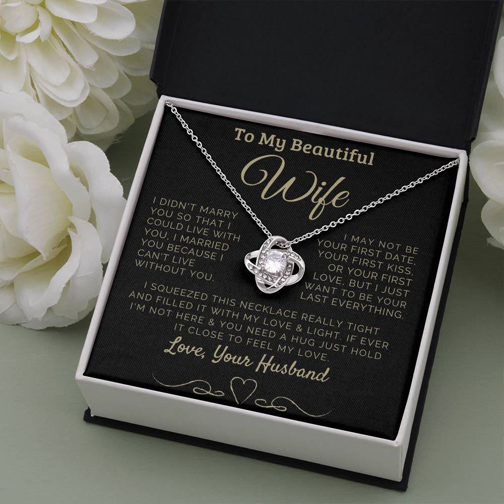 To my Beautiful Wife Love, Your Husband