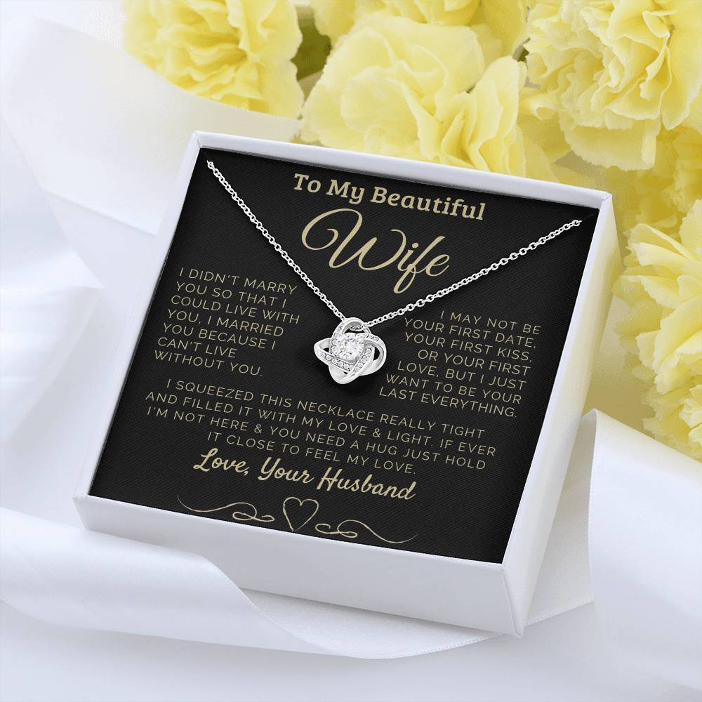 To my Beautiful Wife Love, Your Husband