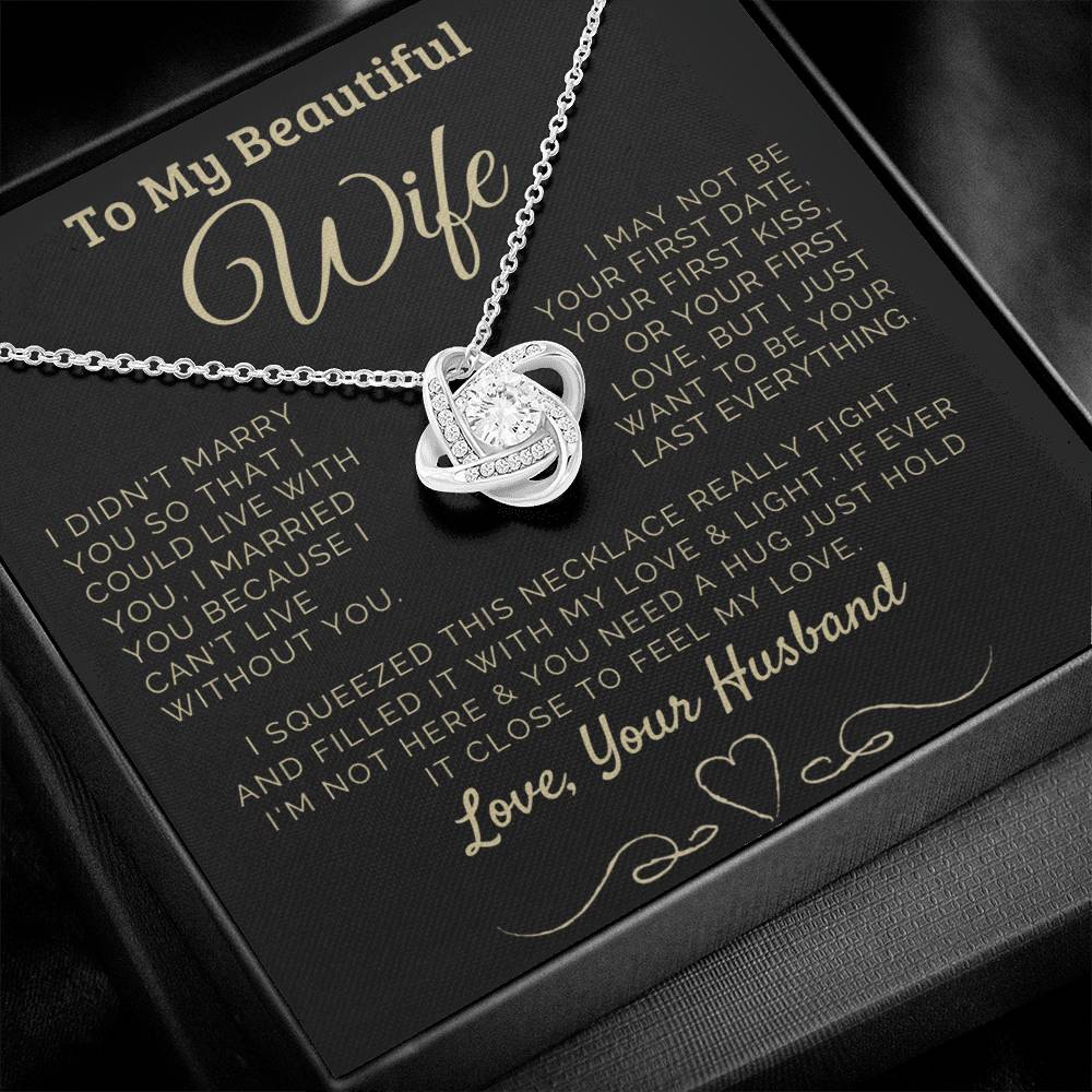 To my Beautiful Wife Love, Your Husband