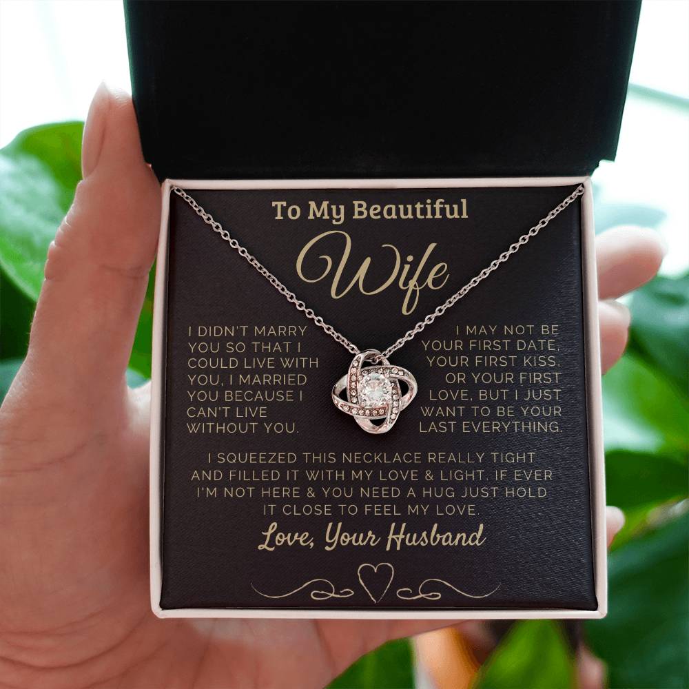 To my Beautiful Wife Love, Your Husband