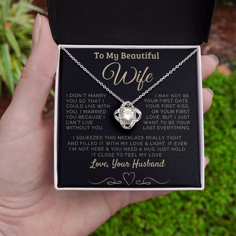 To my Beautiful Wife Love, Your Husband