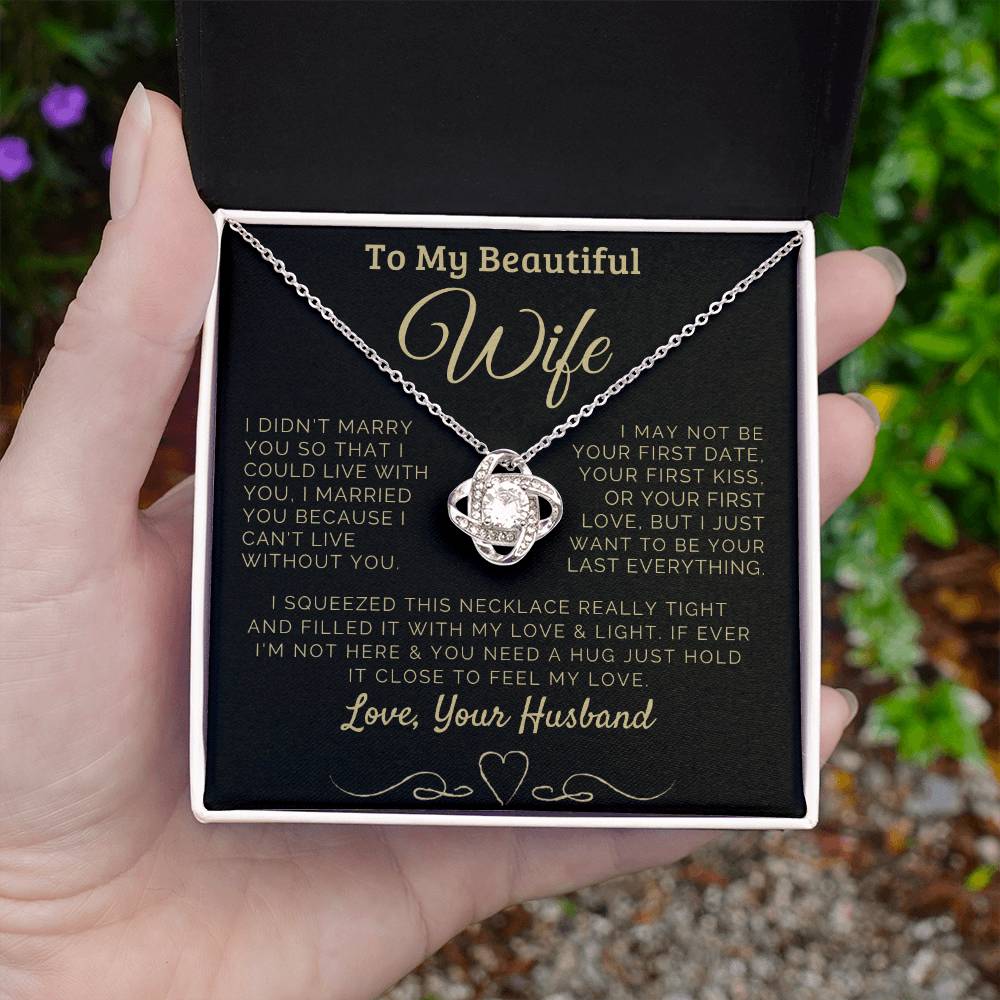 To my Beautiful Wife Love, Your Husband