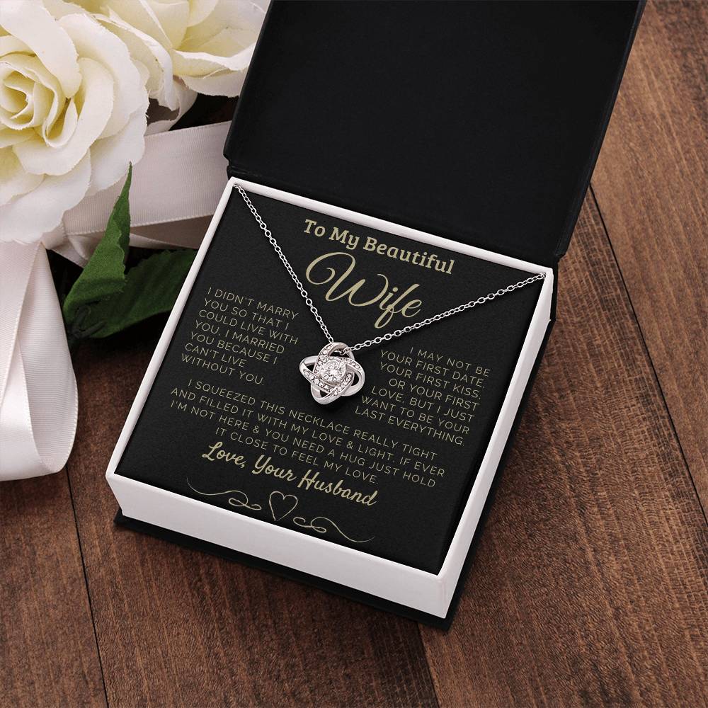 To my Beautiful Wife Love, Your Husband