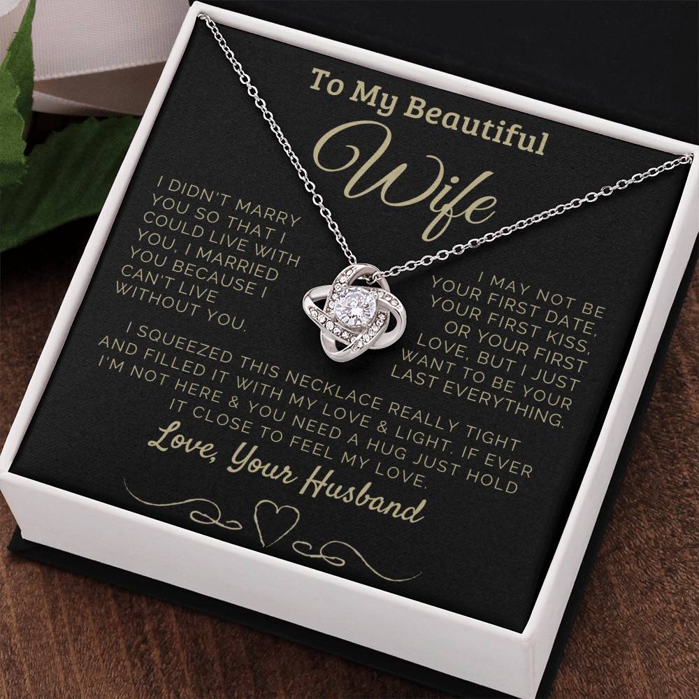 To my Beautiful Wife Love, Your Husband
