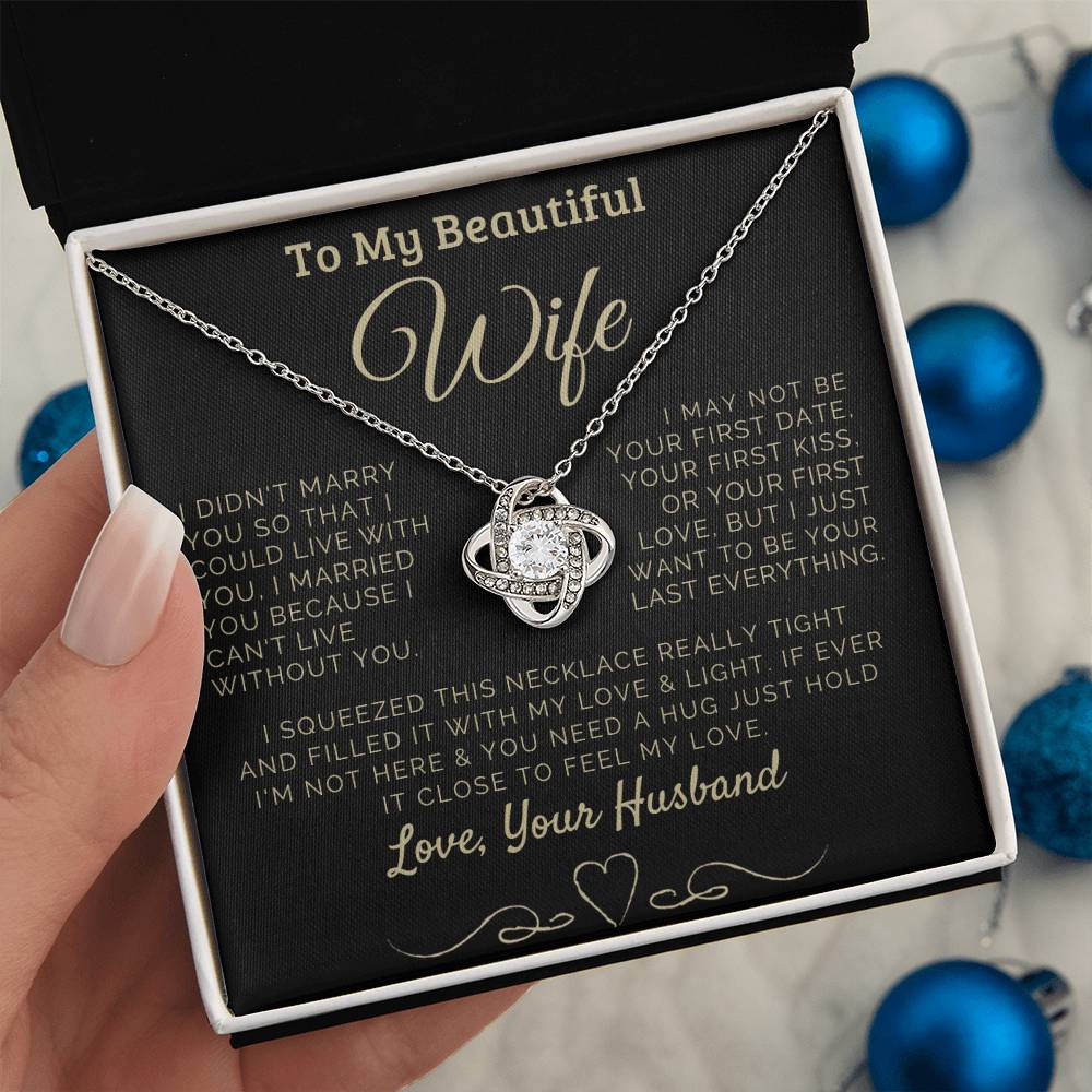 To my Beautiful Wife Love, Your Husband